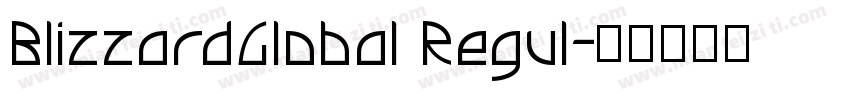 BlizzardGlobal Regul字体转换